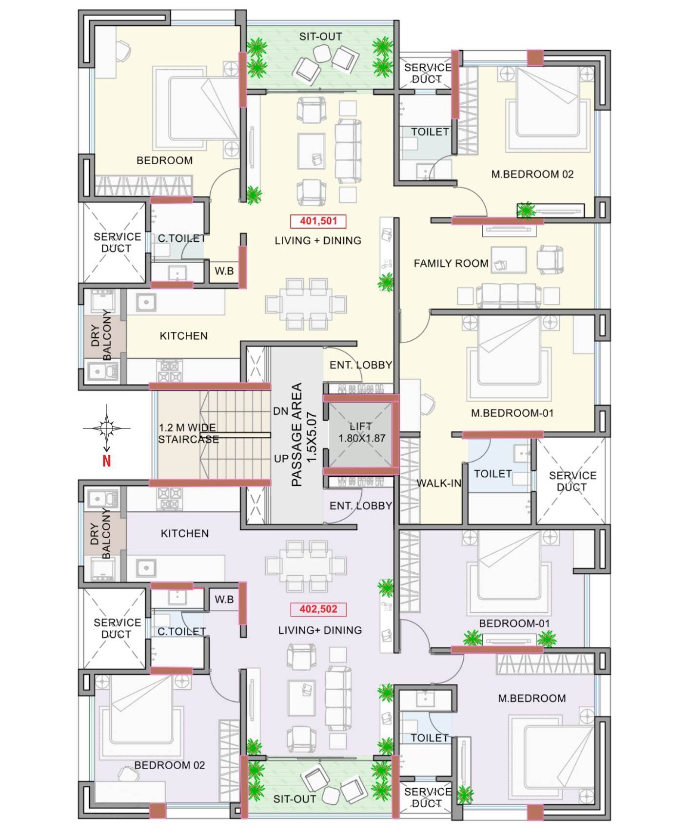 Furniture Layout - Luxury Collection